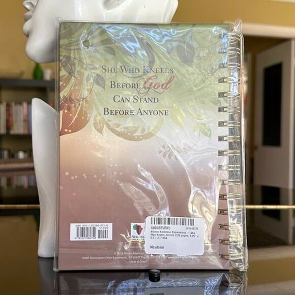 NWT She Who Kneels Before God Can Stand Before Anyone Hardcover Lined Journal - Picture 7 of 11
